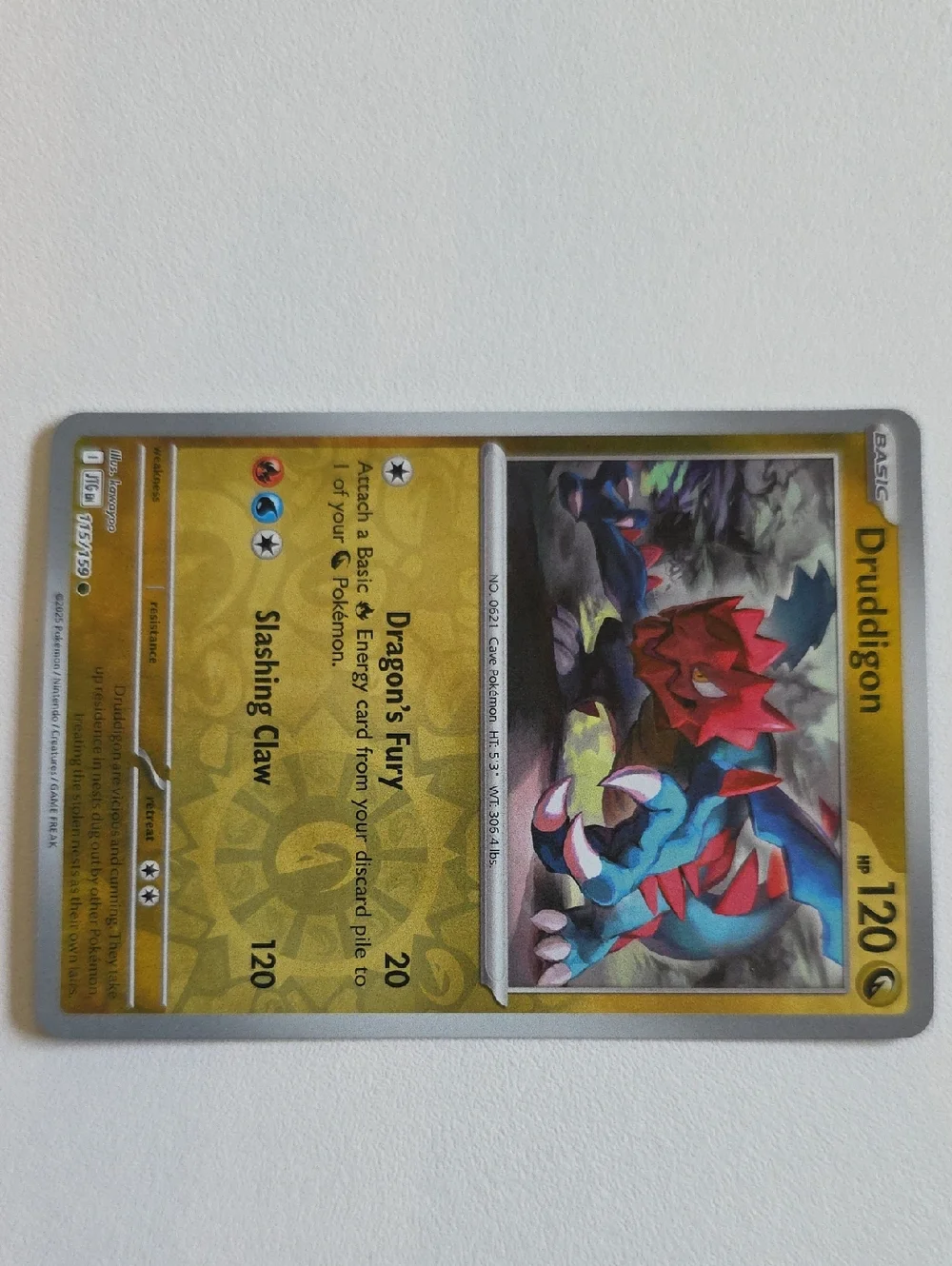 Pokemon Druddigon Cards